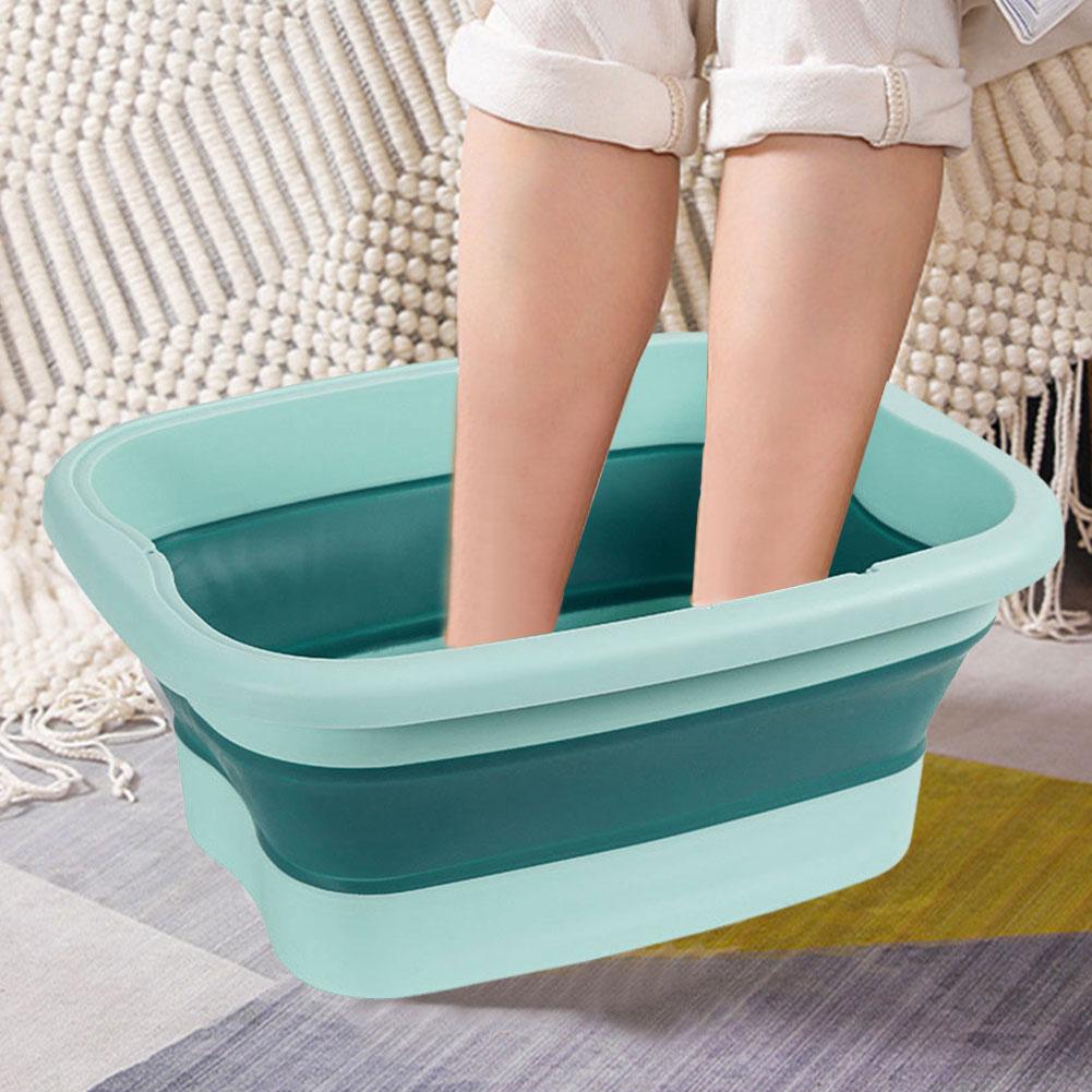 Portable Foot Soaking Bath Tub Easy To Store Foldable Foot Bath Tray Collapsible Foot Soak Bucket for Relaxing and Pain Relief