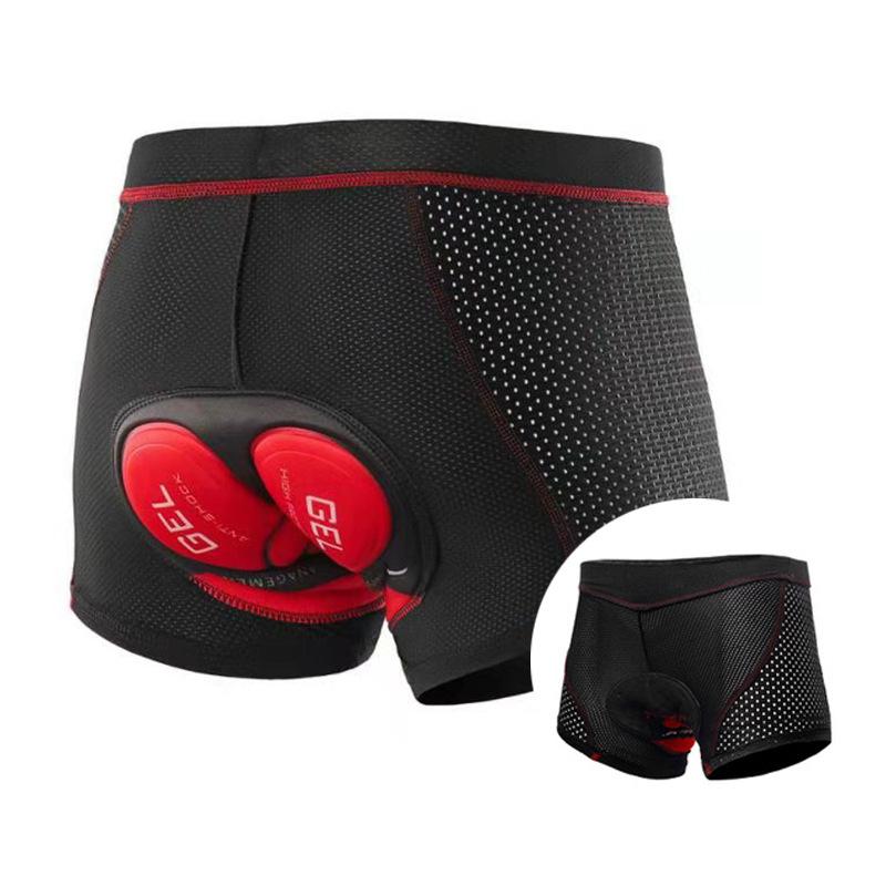 Amazon cycling panties mountain bike cycling pants thickened silicone quick-drying road bike shorts cycling equipment