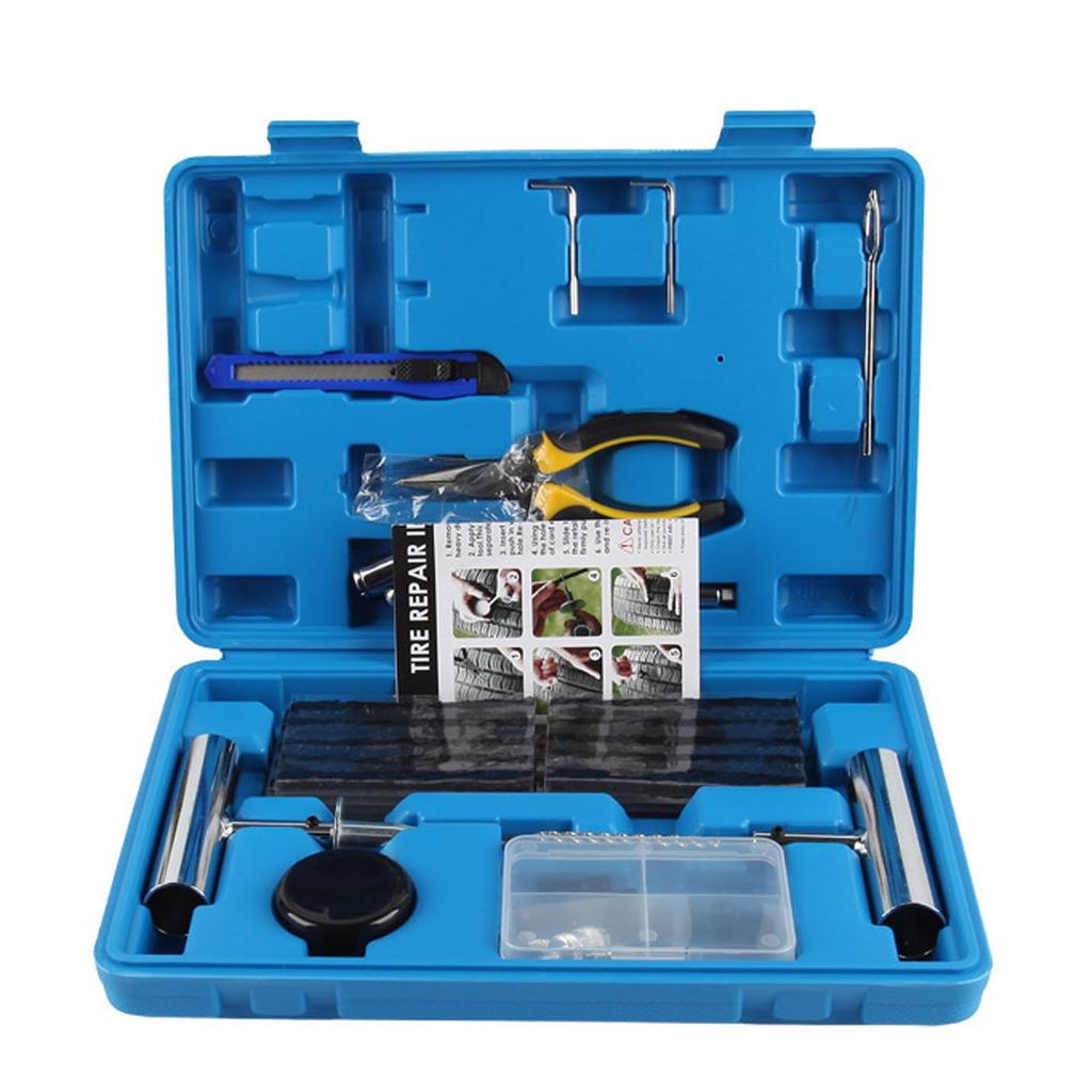 Flat Tire Kit With Plug 68 Pcs For Car, Motorcycle, ATV, Truck, Tractor Flat Tire