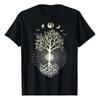 Camiseta Masculina Phases Of The Moon Tree