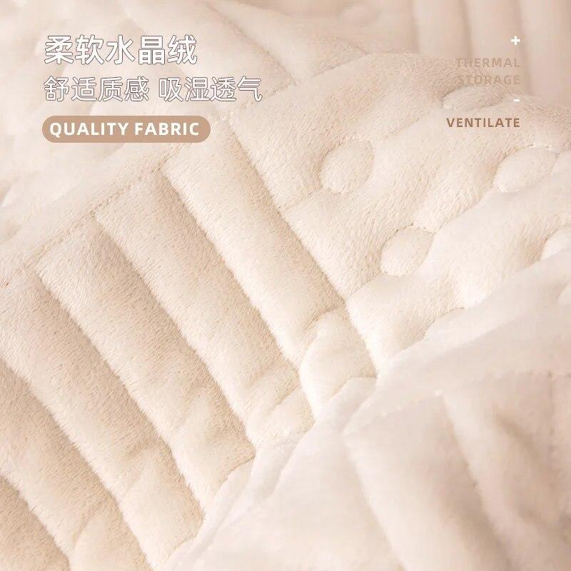 Winter Crystal Velvet Sofa Cover Warm Thickening Non-Slip Sofa Cover Living Room Couch Covers Soft Universal Armrest Back Towel