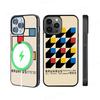 Geometric Bauhaus Art Phone Case Magesafe Magnetic Wireless Charge Case For iPhone 16 11 12 13 14 15 Pro Max Plus Mini