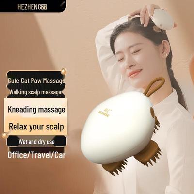 HEZHENG Cat Claw Octopus Head Massager CN Plug (adapter Included)