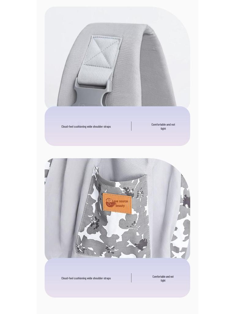 Multifunctional Newborn Baby Carrier Sling - Hands-Free Horizontal Hold for Outings