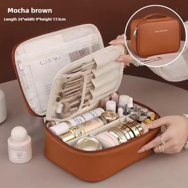 Women's Cosmetic Bag Portable Storage Bag Large Capacity Luxury Makeup Bag Travel Organizer Essentials Toiletry Bags