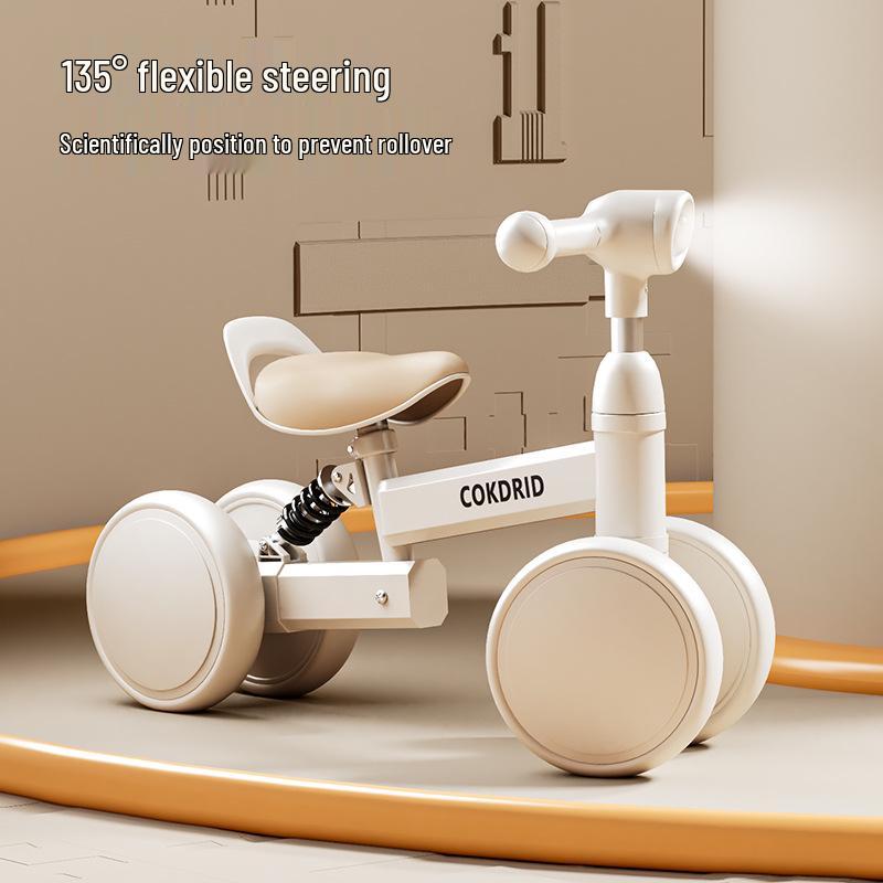 Toddler Balance Bike & Scooter - 6-Wheel Beginner Ride for Ages 1-3