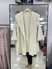 Autumn and winter new belt high-end coat medium and long wool woolen coat double-sided