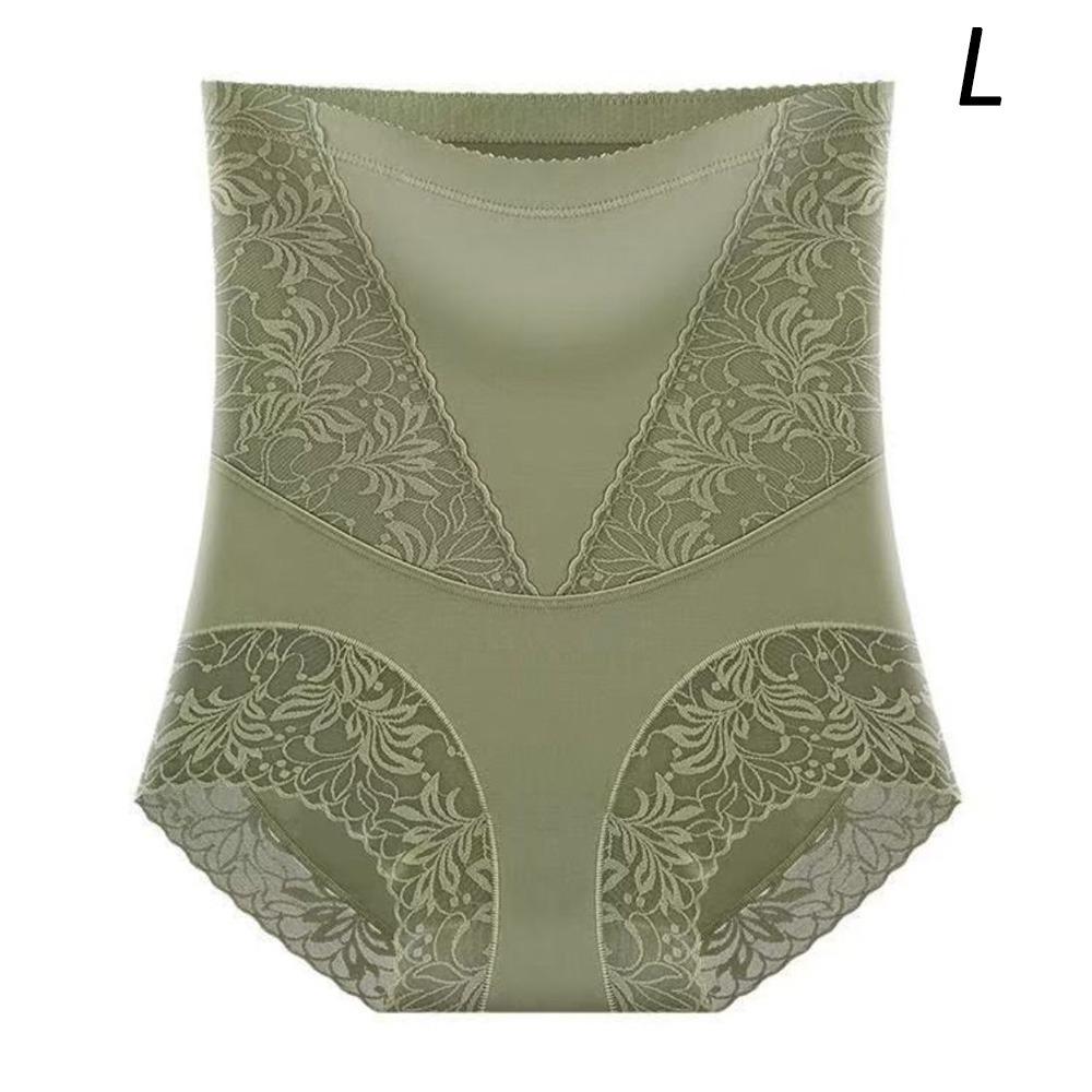 High Waist Tummy Control Panties Lace Trim Breathable Seamless Slimming Underwear Body Shaping Body Shaper Underwear Women Wear