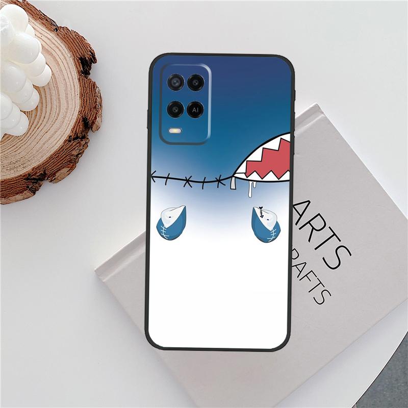 Anime Hololive Gawr Gura Case For Oppo A18 A38 A58 A78 A98 A79 A40 A60 A80 A16 A76 A96 A15 A74 A94 A54 A77 A17 Cover