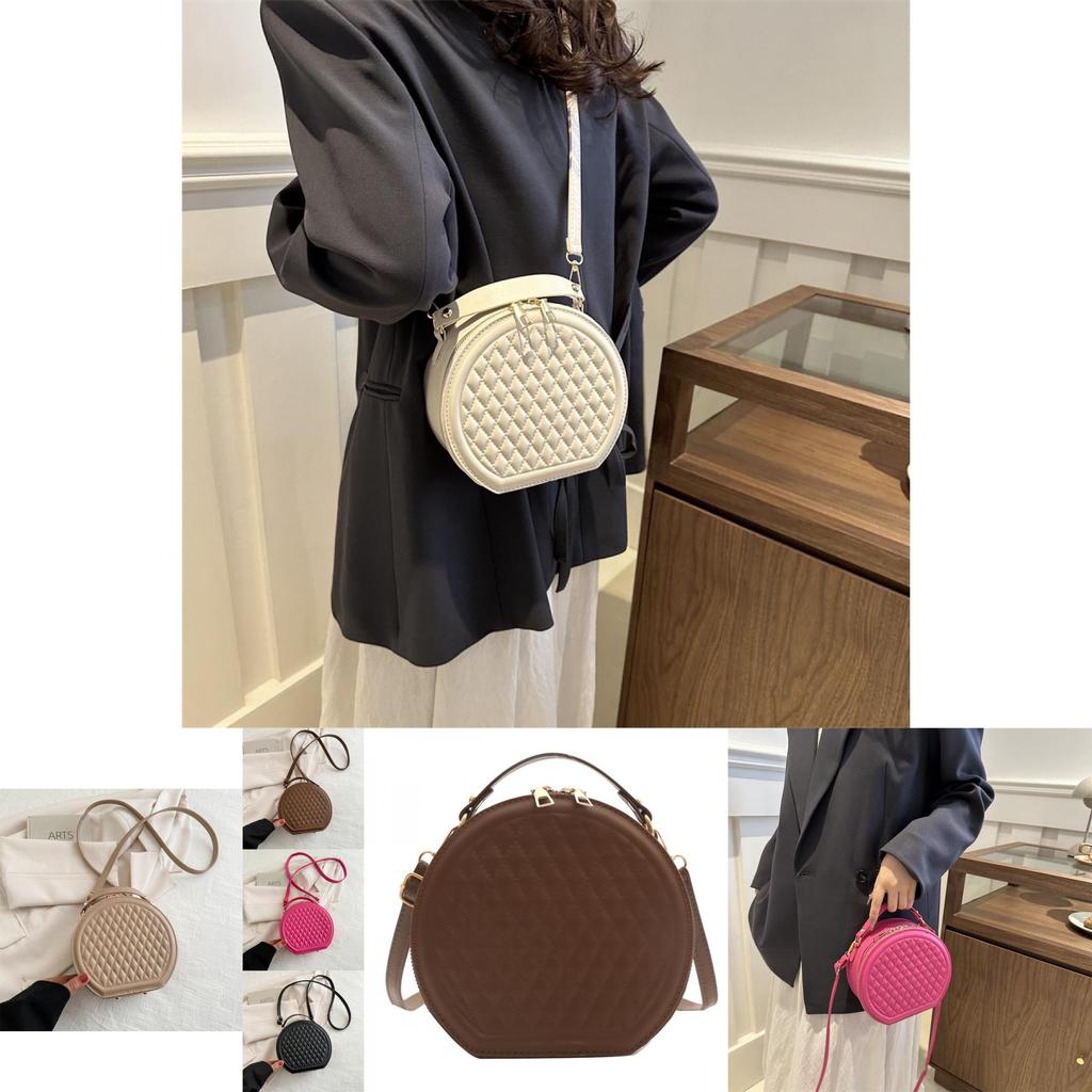 Trendy Street Style 2024 Round Crossbody Bag For Women In Fashionable Colors