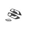 For BYD Han Ev Dm   Car Accessories Carbon Fiber Style Interior Inner Seat Adjustment Switch Knob Button Cover Trim