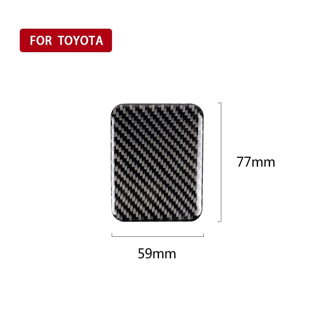 Recondiționare Interior Auto Cadru Decorativ Modificare Ornament Buton Încălzire Scaun Fibră de Carbon Pentru Subaru BRZ Toyota 86 Accesorii Auto