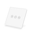 EU Standard WiFi Smart Touch Switch for Curtain Roller, Compatible with Google, Alexa, Xiao Ai.