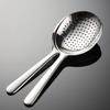 304 stainless steel short handle bean flower spoon heavy oval spoon type housewarming kitchen rice spoon colander common spoon