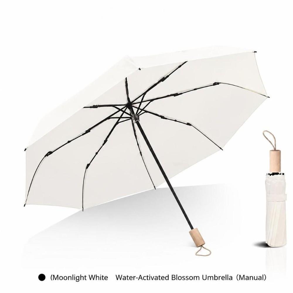 Thickened Construction Automatic Umbrella Windproof Rain Umbrella Automatic Rain Umbrella  Women