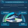 Summer new breathable mesh sports shoes for men rotary button soft sole anti-slip youth shock absorbing running shoes