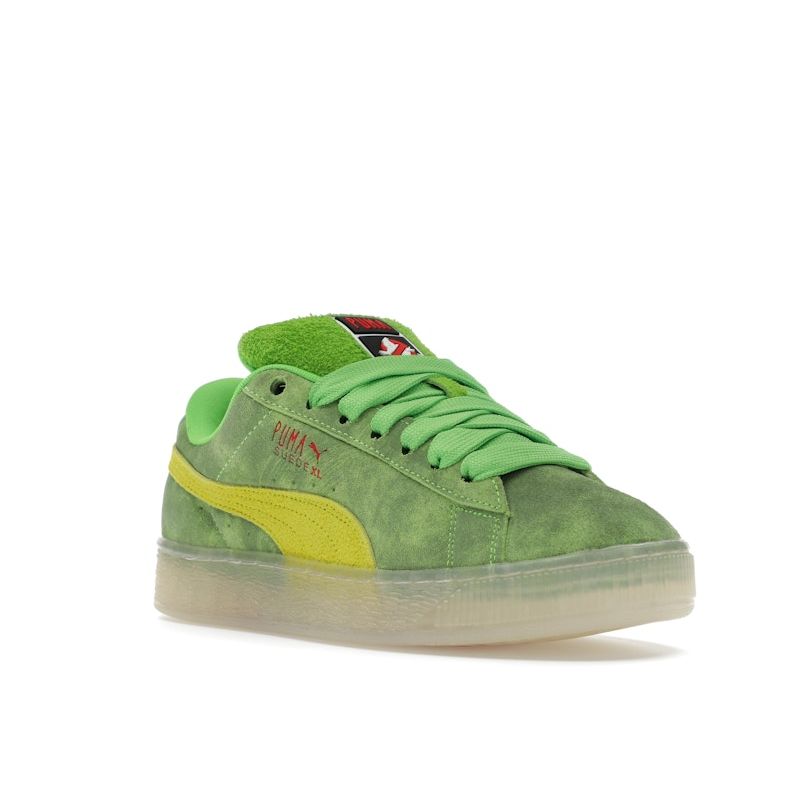 Ghostbusters X Puma Suede XL Slimer Men Sneakers Green Lime-Smash Warm-White 399606-01