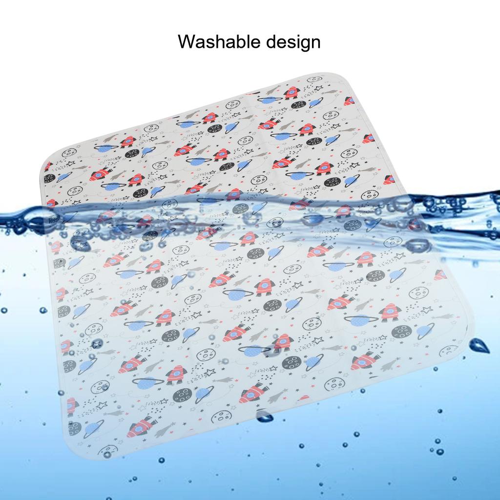 Waterproof Changing Pad Liner Washable Breathable Cotton Diaper Changing Pad 80 0cm