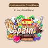 3D Creative Magnets Countries Fridge Magnet World Travel Souvenirs Wooden Crafts Magnetic Sticker Gift For Travelers Home Decor