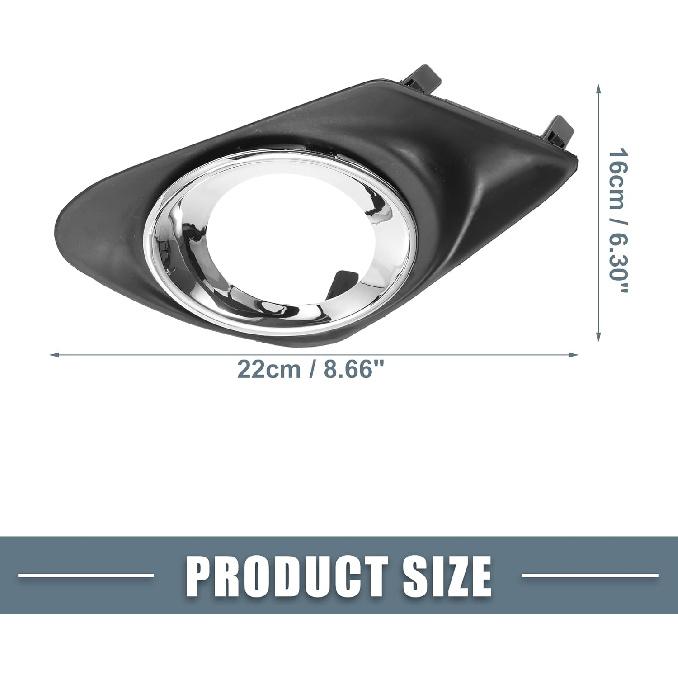 Přední levý pravý kryt mřížky mlhového světla 81482-02200 81481-02210 Rámeček mlhového světla pro Toyota Corolla 2011-2013 1 pár