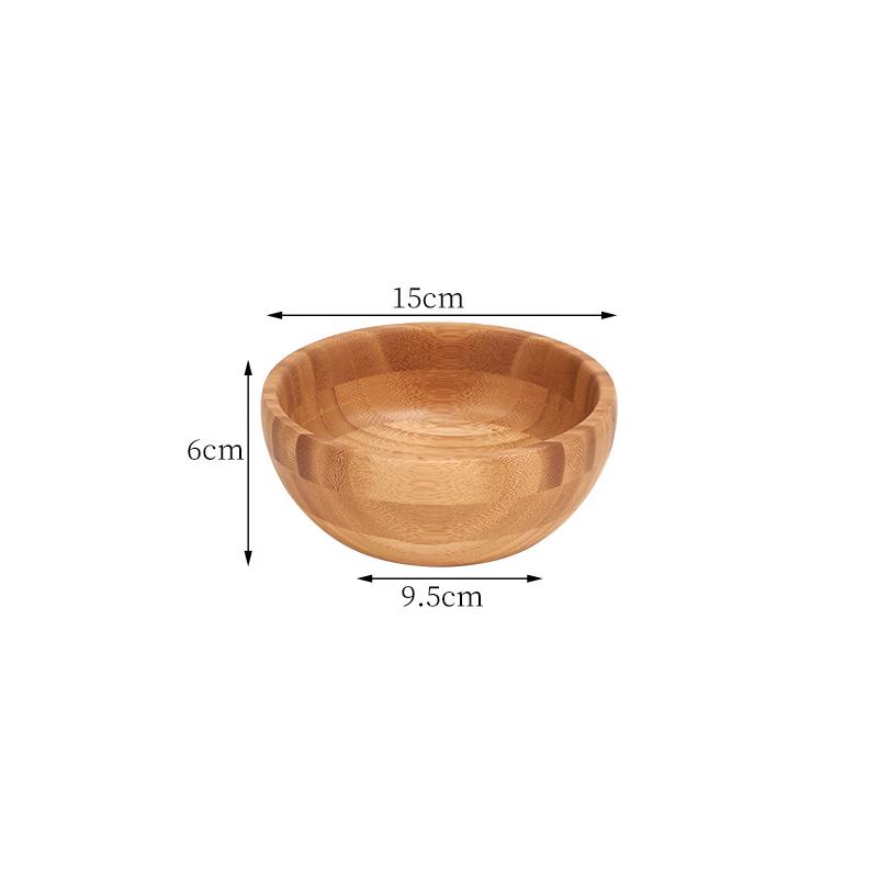 Japanese Style Wooden Dough Kneading Bowl