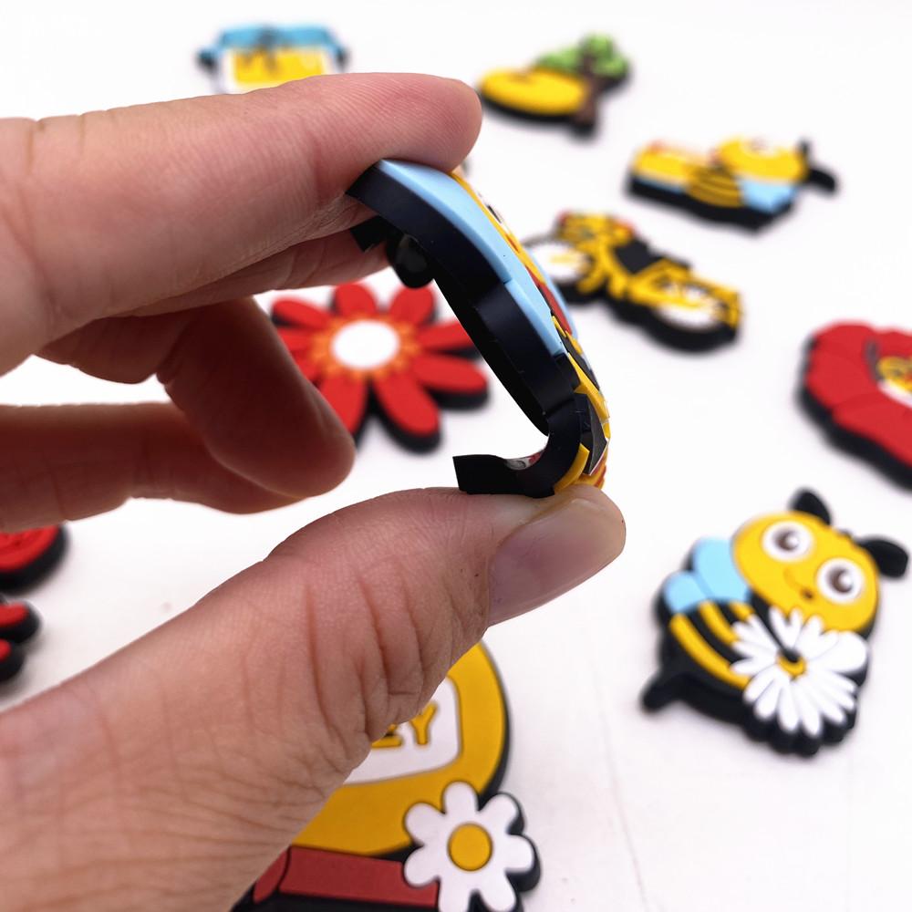 Neue Kühlschrankmagnete Cartoon Bienen Niedliche Magnete für Kinder Tier Kühlschrankmagnete für Küchendekor Magnetisches Bienen Spielzeug