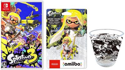 [Ships In Original Shipping Box] Splatoon 3 for Switch + Amiibo Inkling [Yellow] (Splatoon Series) (Includes Amazon.co.jp Exclusive Acrylic Tumbler)