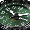 [CASIO] Standard Big Face Quartz Watch MRW-210H-3BV Men's Green Sunburst Dial (Overseas Model) [Parallel Import]