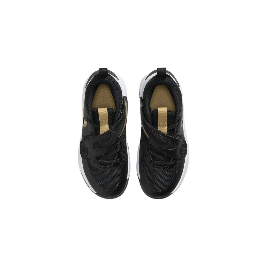 New Nike Team Hustle D 11 Durable Breathable Low-Top Children's Basketball Shoes Black Children Aged 3-7 Years Old DV8994-004