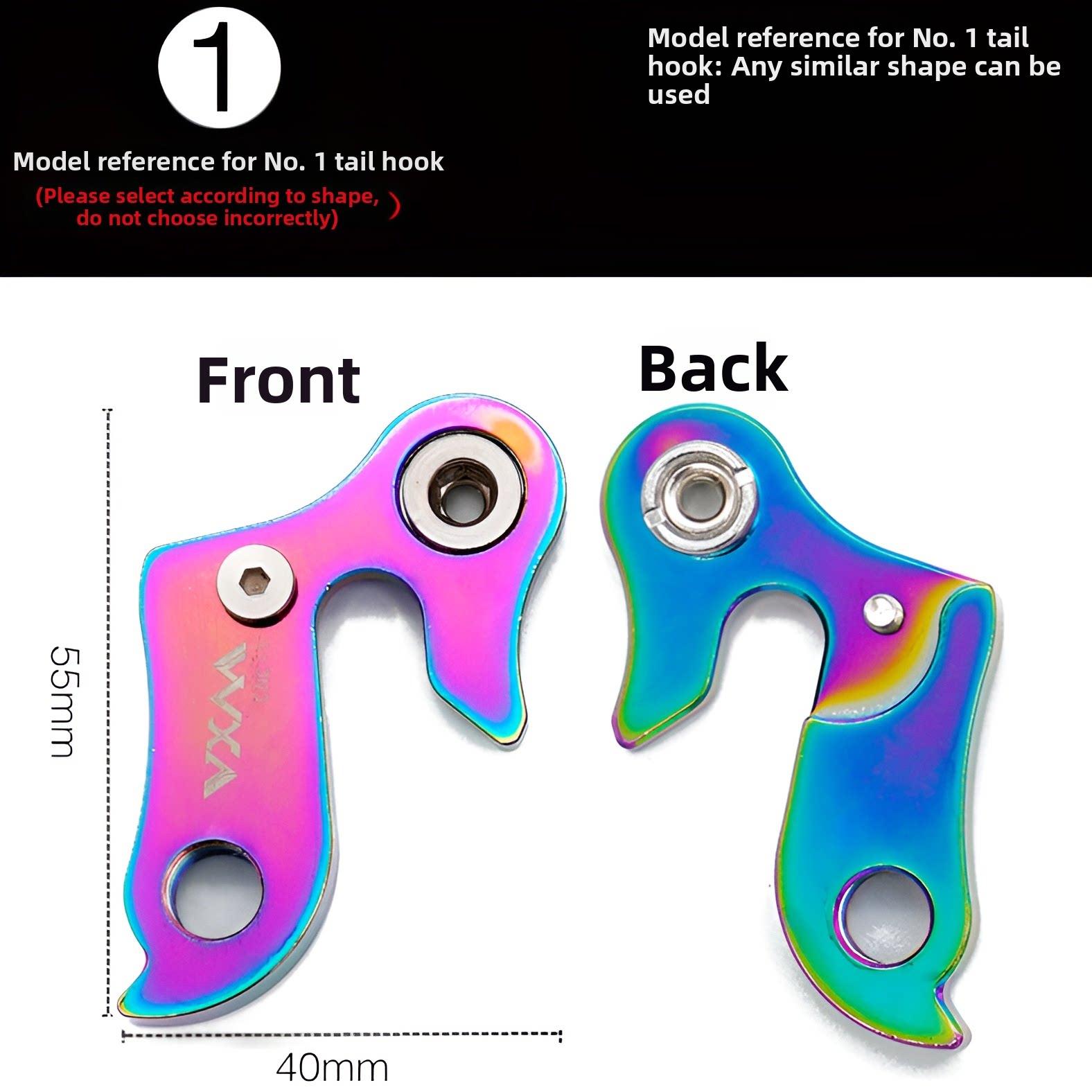 

Bicycle Tail Hook Aluminum Alloy Colorful Lightweight Compact Universal Fit Durable Precision Secure Design for MTB Bikes