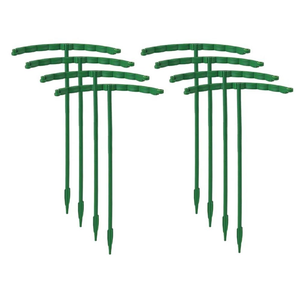 Plastic Plant Support Pile Stand Plant Support Pile for Flowers Greenhouses Arrangement Fixing Rod Holder Garden Tools