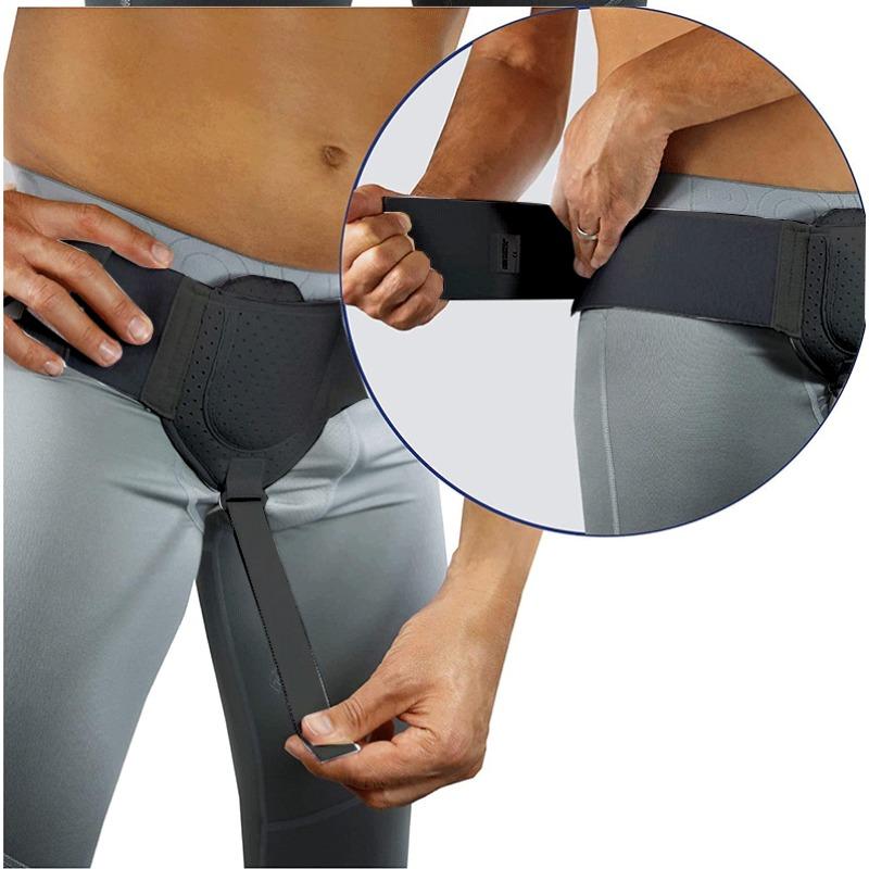 Adjustable Groin Hernia Truss Unisex Adult Inguinal Hernia Support Belt