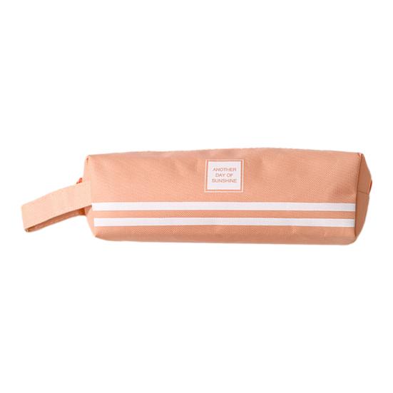 Tragbare Leinwand-Federtasche mit Griff Große Kapazität Schreibwarentasche Schüler-Stifte-Organizer für Stifte Marker Lineale Schulanfangsgeschenke