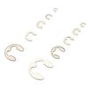 580pcs/set 10 Sizes 1.5-10mm Stainless Steel Shaft E Clip Snap Circlip Washer