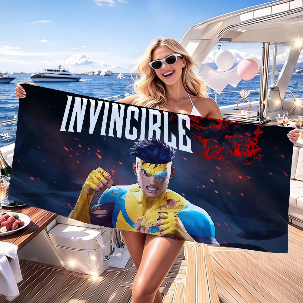 Cartoon Invincible Towel Bleach Towels Yoga Gym Lightweight Portable For Swimming Shower Travel Sports Accessories Sandproof