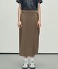 Marop 3115 Crinkle Wrap Skirt (Dark Beige)