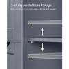 VASAGLE Bathroom Floor Storage Cabinet, Bathroom Storage Unit with 4 Drawers, Bathroom Cabinet Freestanding, with 1 Door, Adjustable Shelf