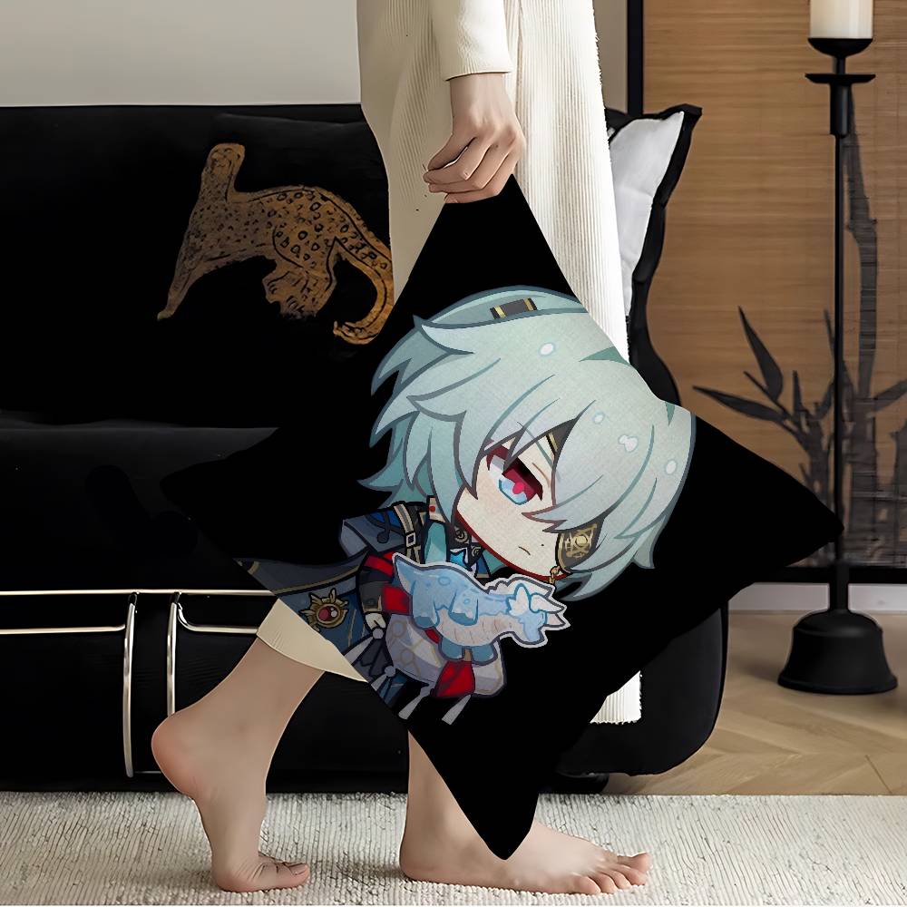Honkai Star Rail Anaxa pillow cover sofa cushion cover home room decoration children gift