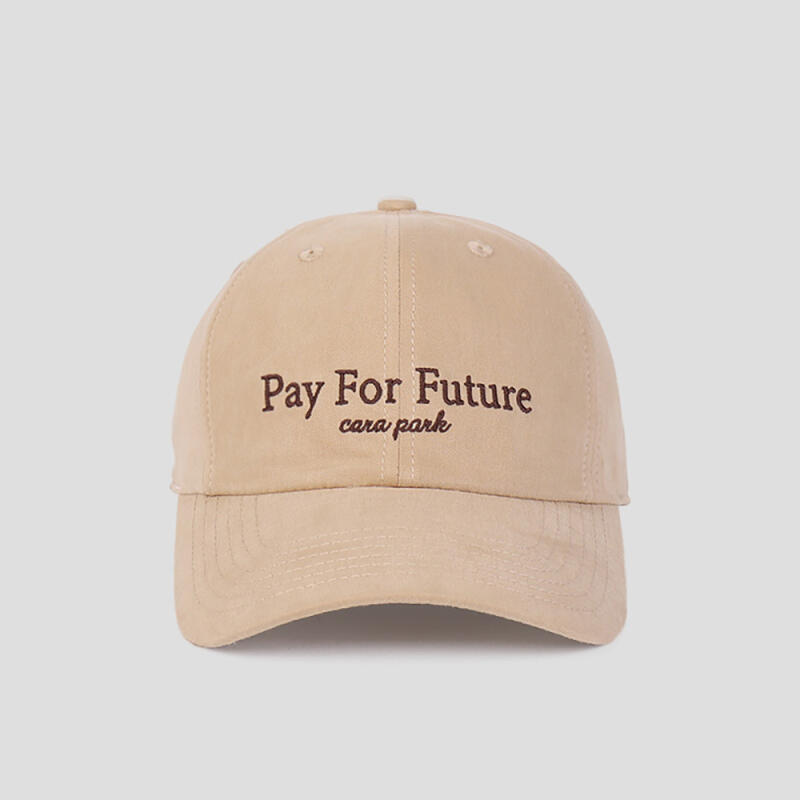 On the Moment Pay for Future Washed Ball Cap C4 Beige C4 Beige