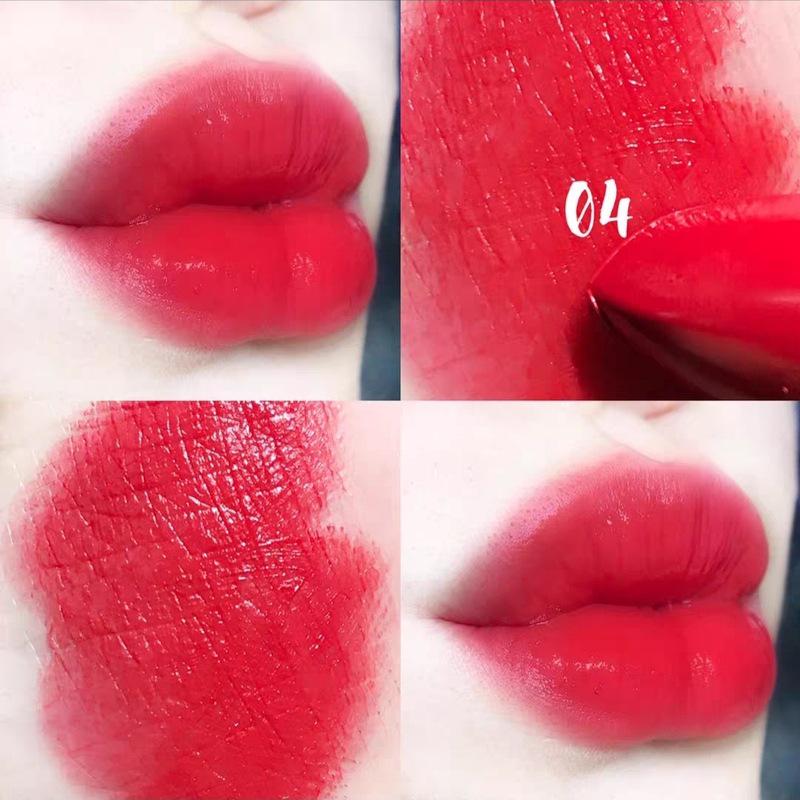 

TREECHADA Матовая вельветовая помада – 8 оттенков, Увлажняющая, Улучшает цвет лица, Красный тюбик, Оригинал с китайской этикеткой