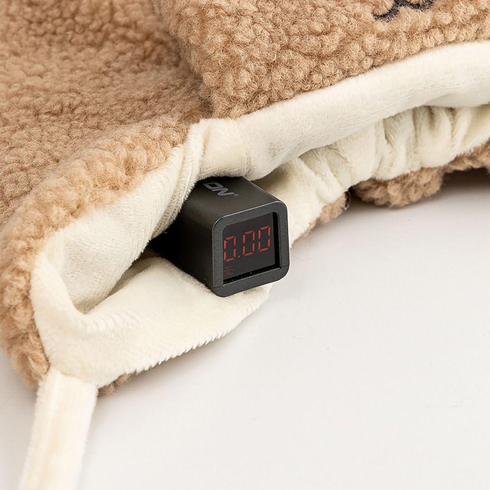 0-8Months Newborn Infant Bonnet with Earflap Toddler Thicken Hats Bear Winter Baby Hat Girls Boys