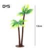 Blooming Bouquet Plastic Artificial Plant Mini Coconut Tree Wedding Party Cake Decorating Tool