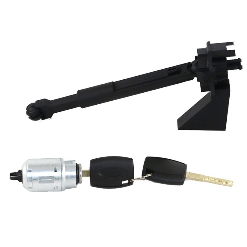 

Car Engine Hood Locking Mechanism Set For Mk2 1535949 7M5AA16B970AA 1355231 1343577 4M5AA16B970AB, Includes 2 Spare Keys 1