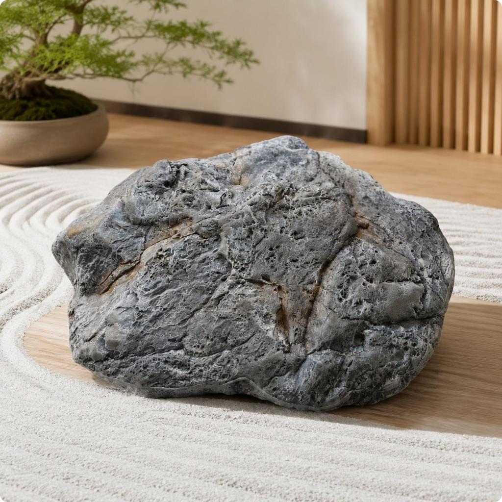 Artificial Decorative Rock Versatile Foam Faux Textured Fake Stone Portable