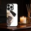 Pug Dog Funny Cartoon Phone Case For iPhone 17 16 15 14 13 12 11 Pro Max Plus Silver Matte Black Cover