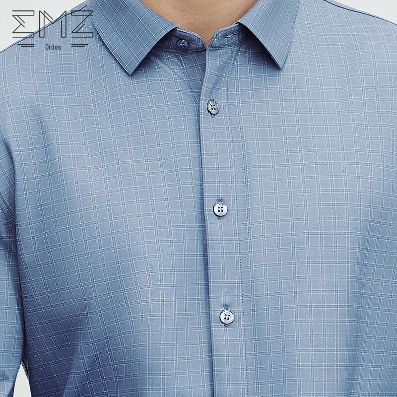 EMZ Men's Long-Sleeve Warm Business Shirt