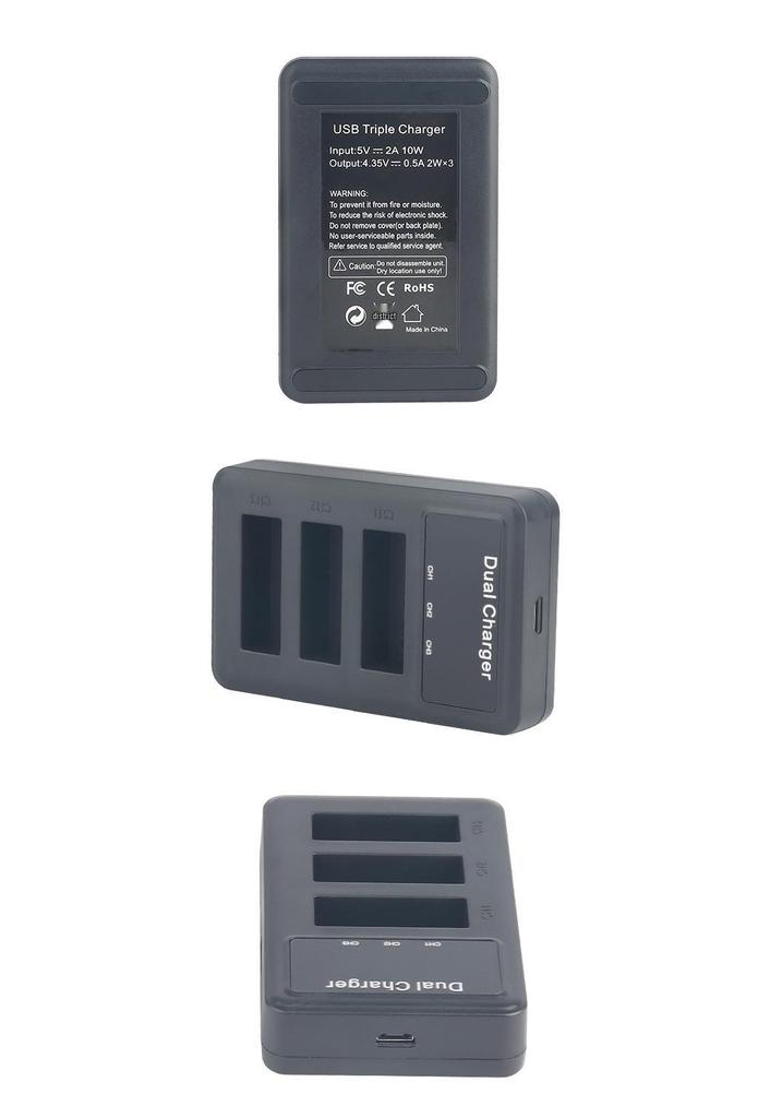 SJCAM SJ6 LEGEND Triple Battery USB Charger for Action Cameras