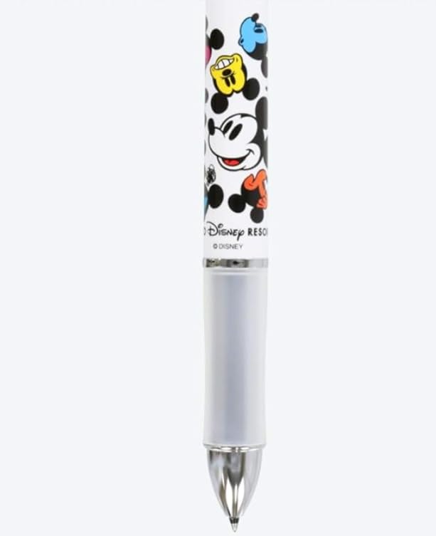 Disney Resort Exclusive Mickey Mouse Mechanical Pencil Ballpoint Pen In 4 Colors Original Merchandise Stationery & (Black, Red, Blue, Green)