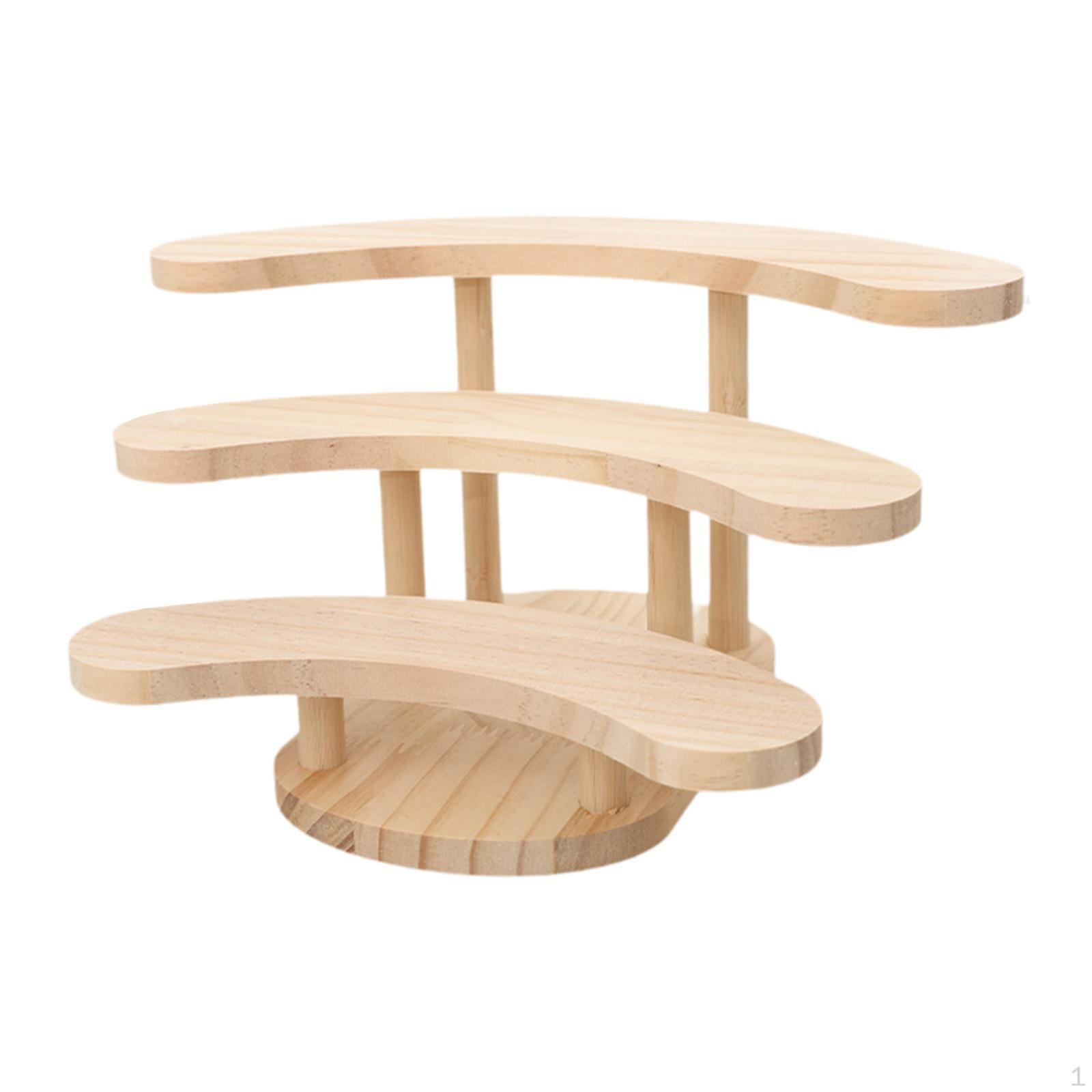 

Хранение косметики Деревянная доска Органайзер Строение для кексов Type B