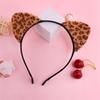 Animal Pattern Cats Ear Headband for Women and Kids Cosplay Hairhoop Music Festival Holiday Party Props Hairband All Age